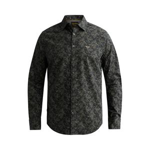 regular fit poplin casual overhemd met print - salute