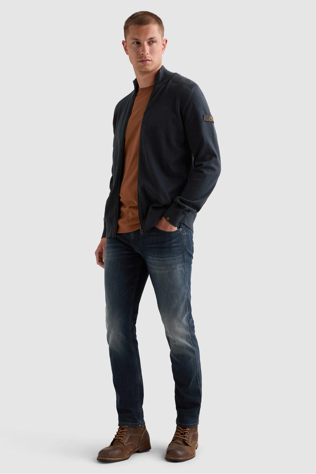 PME Legend katoenen gebreid vest - salute