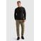PME Legend katoenen regular fit gebreide trui - obsidian
