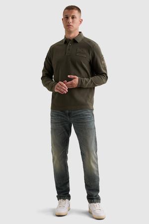 regular fit polo - donkergroen