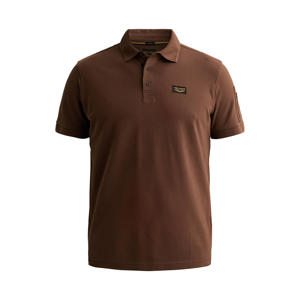 American Classic regular fit piqué polo - bruin