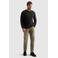 PME Legend katoenen regular fit gebreide trui - antraciet