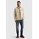 PME Legend fleece regular fit overshirt - bone white