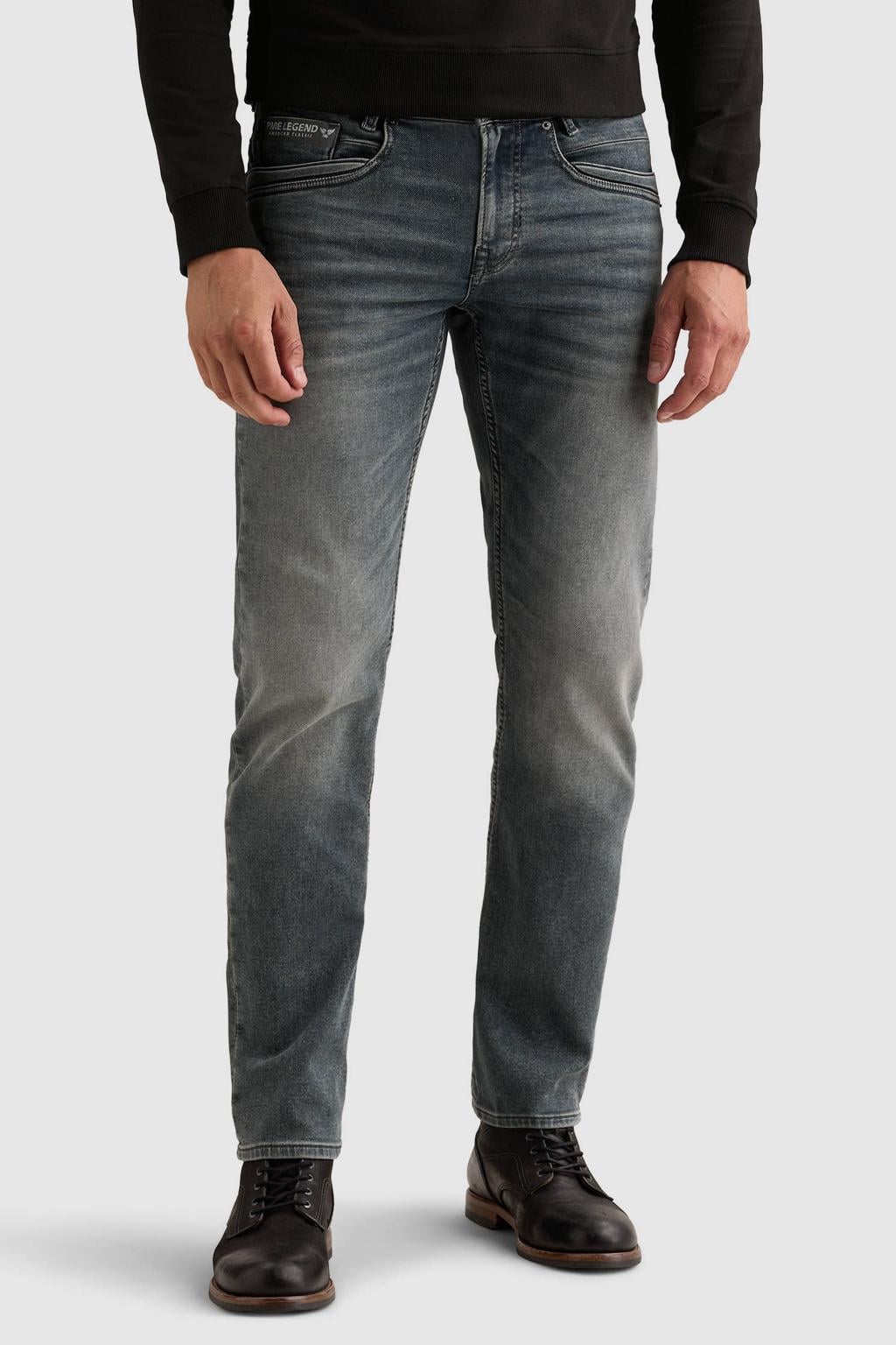 PME Legend SKYRAK regular fit jeans - grijsblauw