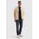 PME Legend regular fit overshirt met wafelstructuur - bone white