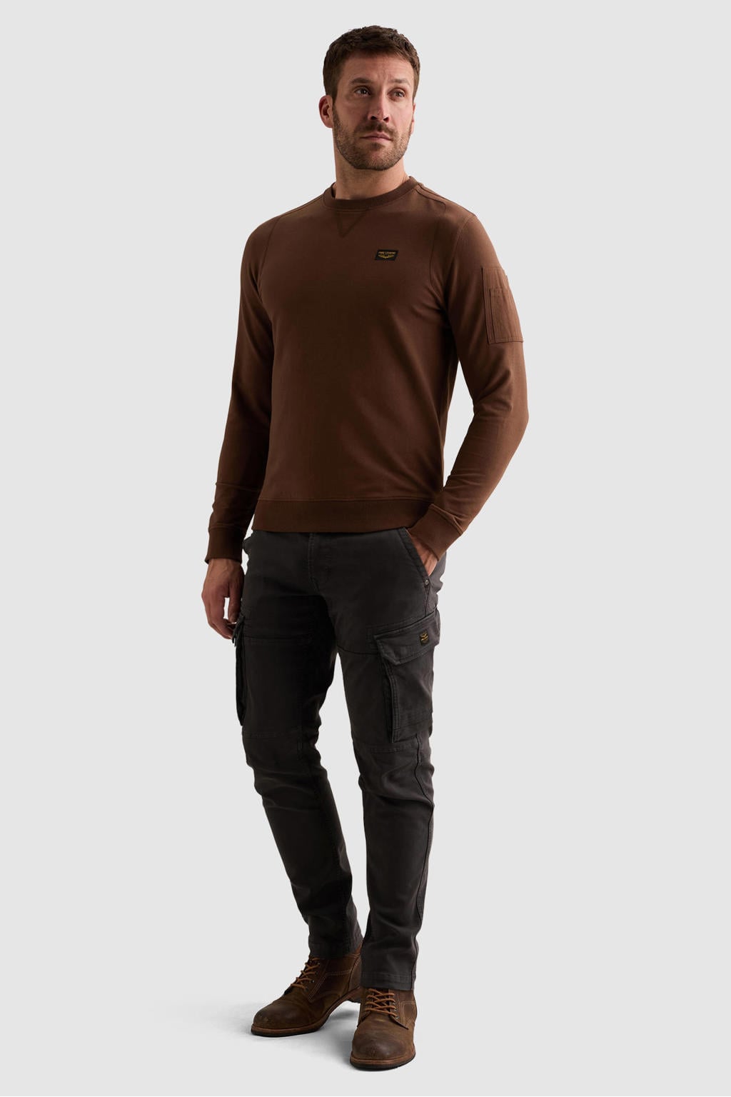 PME Legend American Classic regular fit sweater - cappuccino