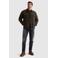 PME Legend corduroy regular fit overshirt - donkergroen