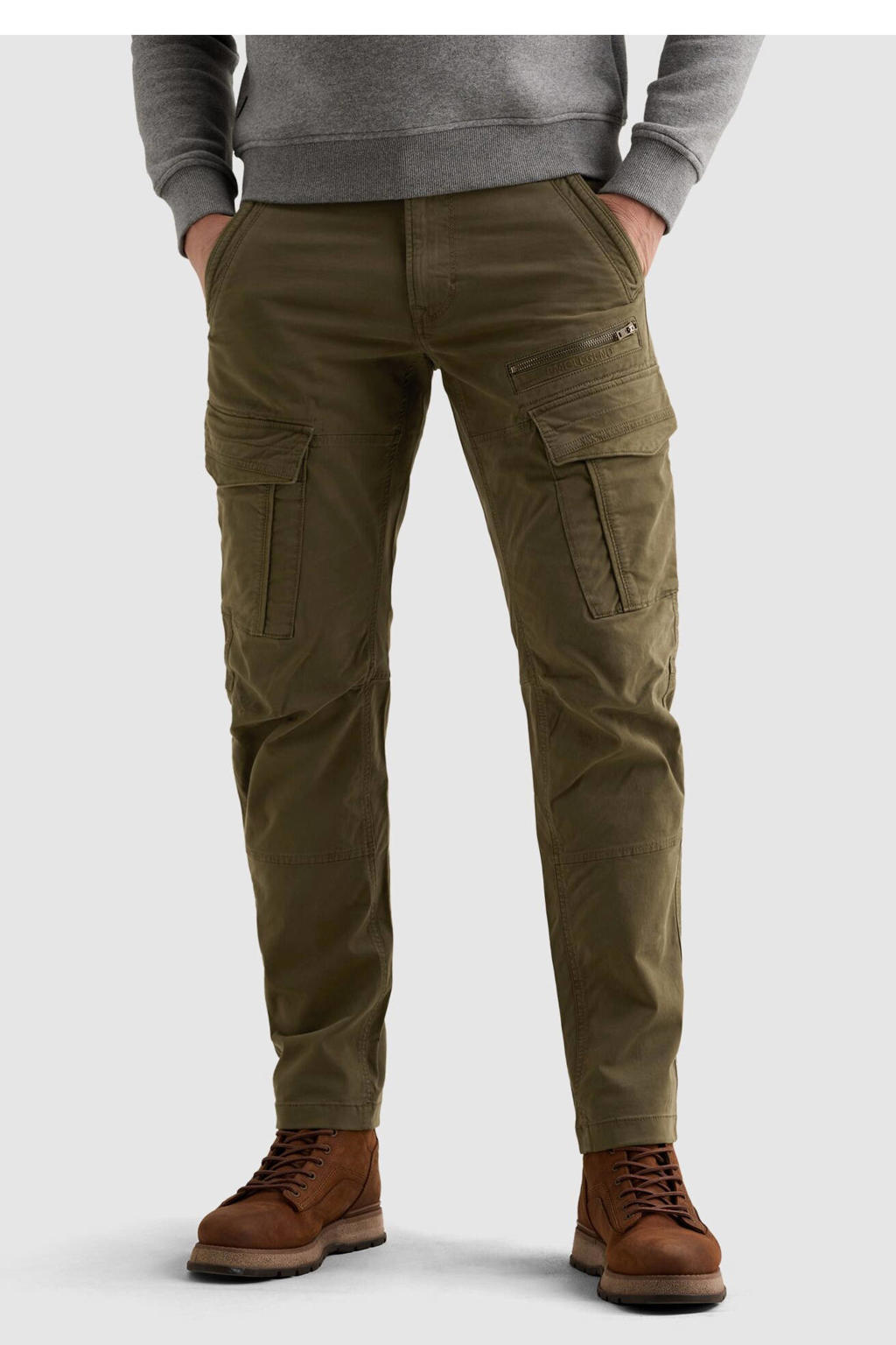 PME Legend tapered cargobroek - groen