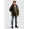 PME Legend winterparka met imitatiebontkraag - donkergroen