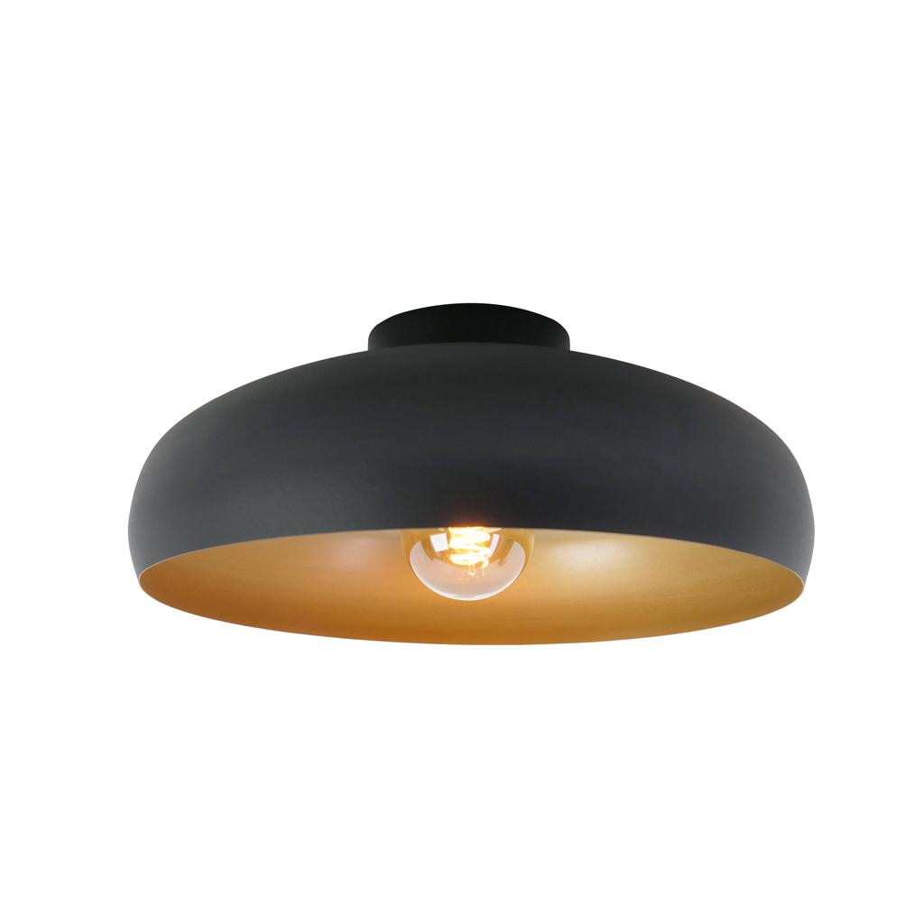 EGLO Mogano Plafonnière - E27 - Zwart;Goud;