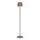 EGLO Mannera-L Vloerlamp Binnen en Buiten - Draadloos - 140 cm - Roestbruin/Wit - Oplaadbaar - Dimbaar Accu