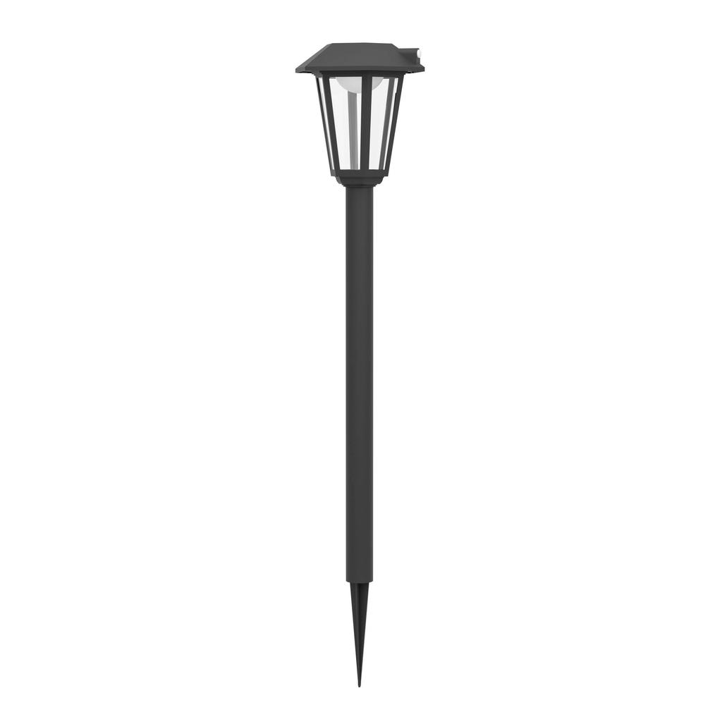 EGLO Prietta Solar Priklamp Buiten - Sensor - Oplaadbaar - LED - 87.7 cm - Zwart Zonne-energie