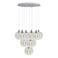 EGLO Ariscani 2 Hanglamp - E27 - Ø 65,5 cm - gekleurd glas - Chroom