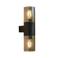 EGLO Cropani Wandlamp Buiten - E27 - 33.5 cm - Zwart/Grijs/Transparant