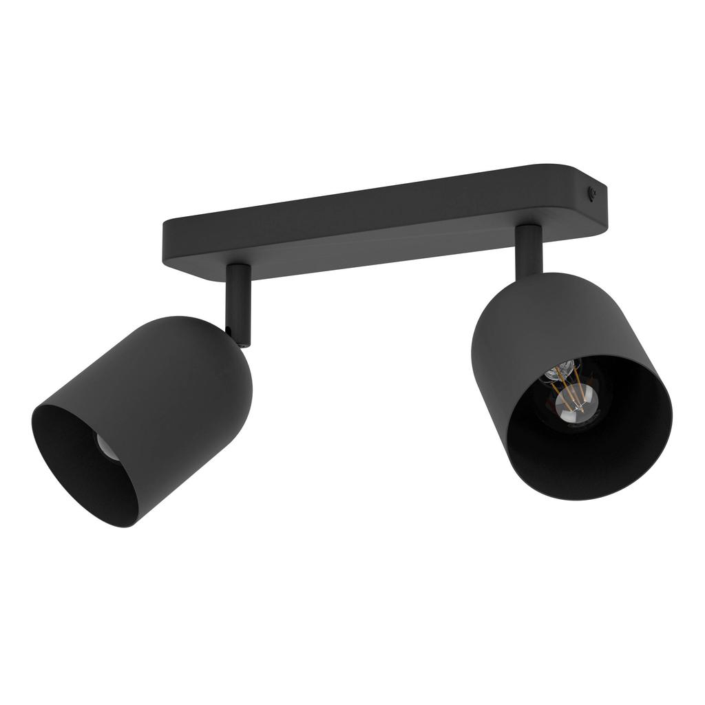 EGLO Tilston Spot - E14 - 28 cm - Zwart - Kantelbaar