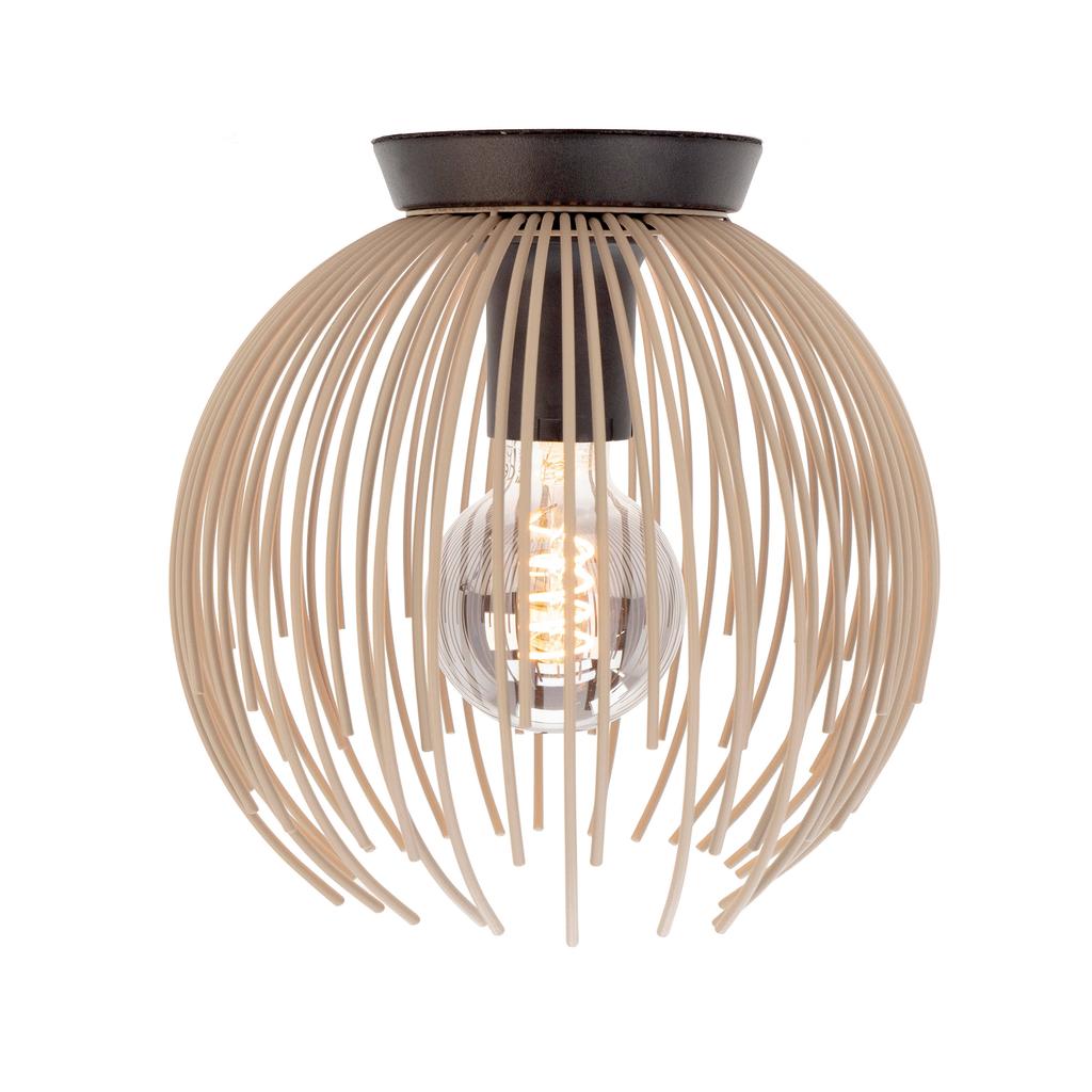 EGLO Venezuela-A Plafondlamp - E27 - Ø 23.5 cm - Zandkleur