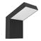 EGLO Grottazzolina Wandlamp Buiten - LED - 17.5 cm - Zwart/Melkkleurig
