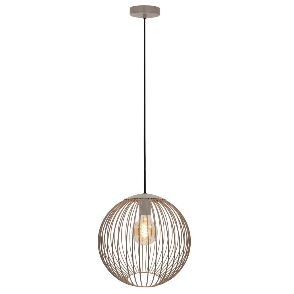 EGLO Lindero Hanglamp - E27 - Ø 32 cm - Zandkleur/Beige