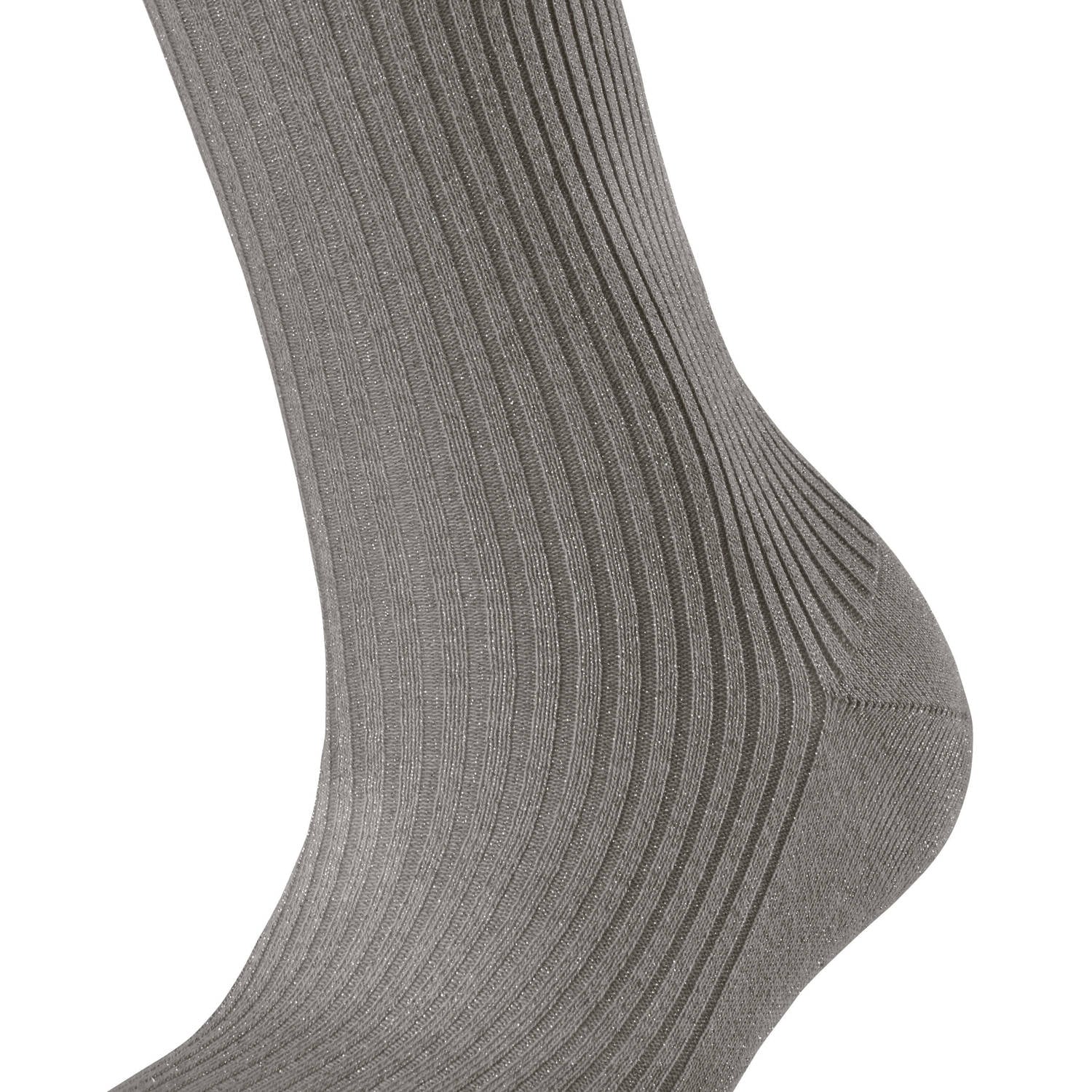 FALKE sokken Shiny Rib lichtbruin