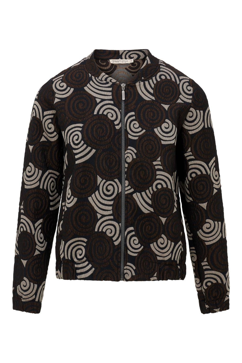 Dreamstar jas met print - bruin