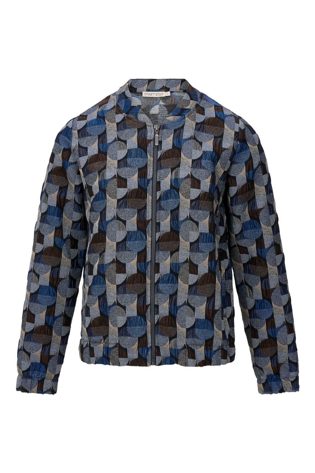 Dreamstar jas met print - donkerblauw