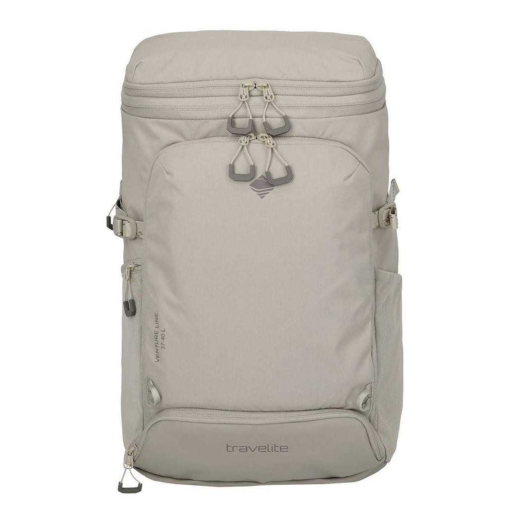 Travelite 17 inch laptop rugzak Venture Line zand