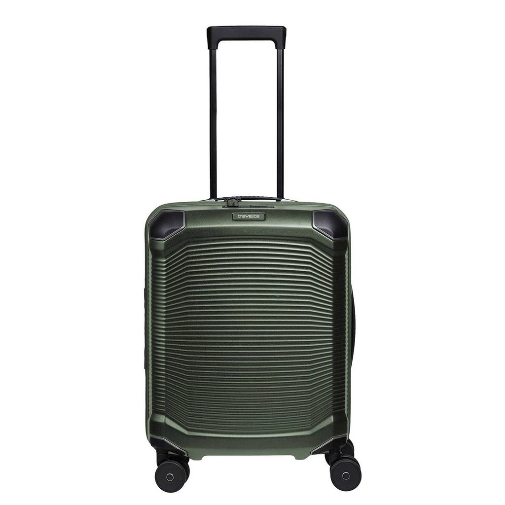 Travelite trolley Millennium 55 cm. donkergroen