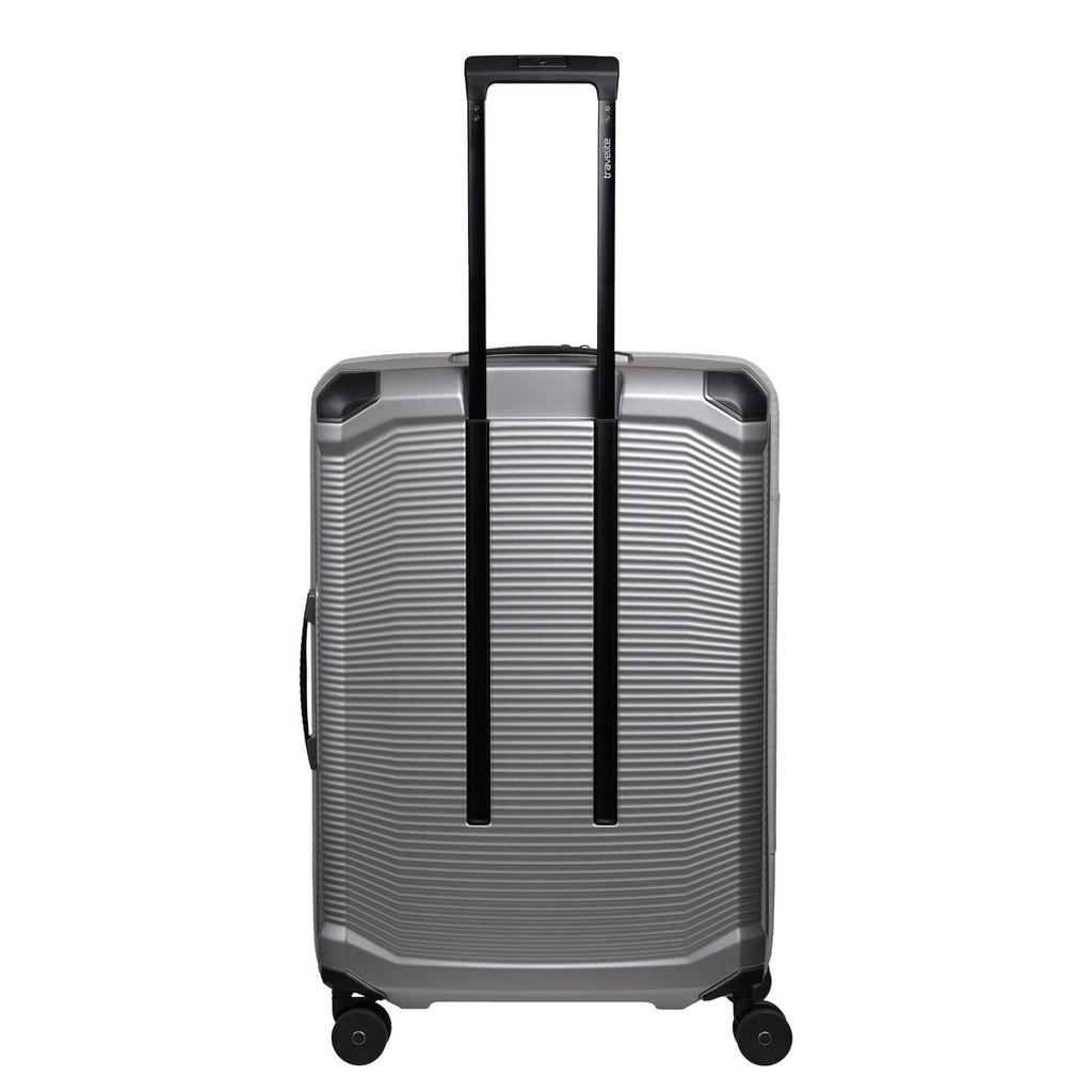 Travelite trolley Millennium 76 cm. zilverkleurig