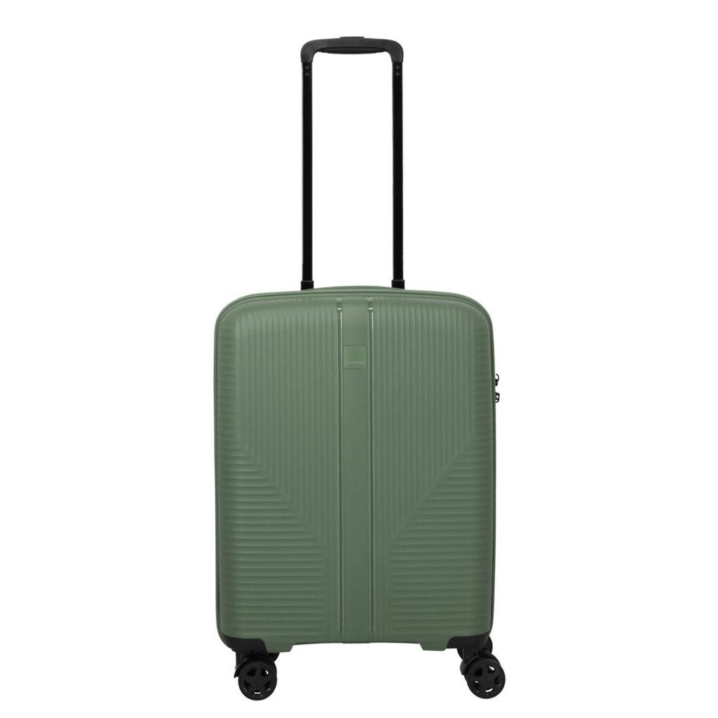 Travelite trolley Air Stripe 55 cm. groen