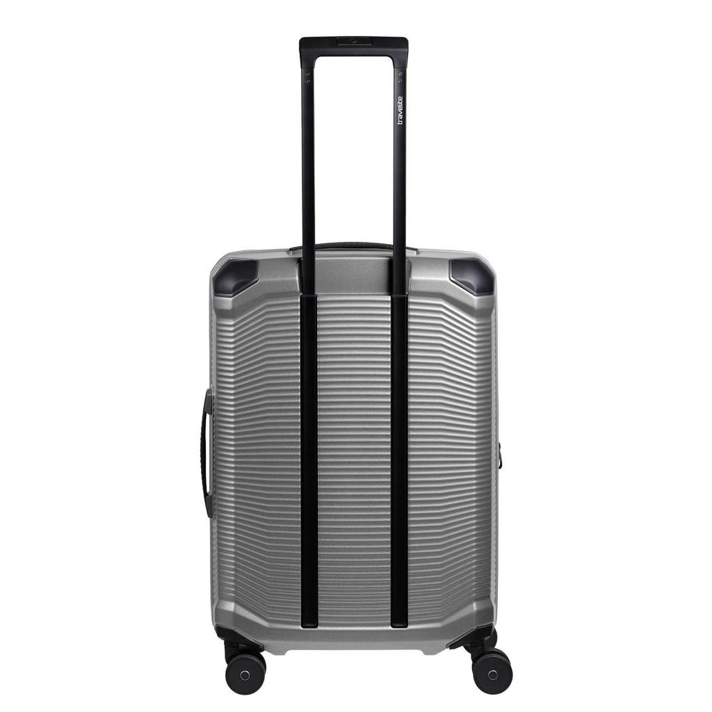 Travelite trolley Millennium 67 cm. Expandable zilverkleurig