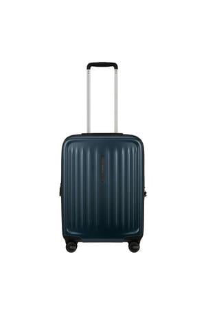 trolley Fyrm 55 cm. Expandable donkerblauw