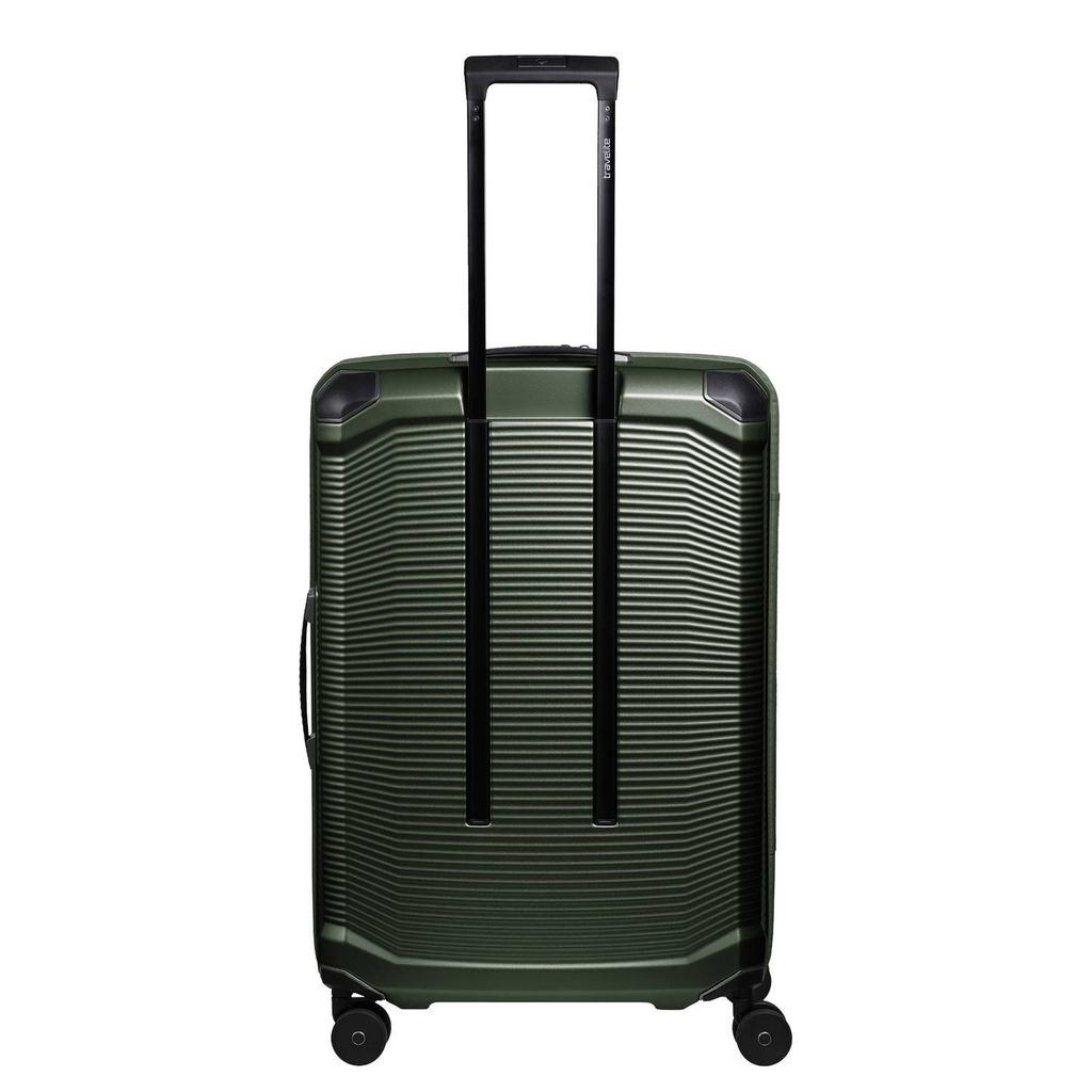 Travelite trolley Millennium 76 cm. donkergroen