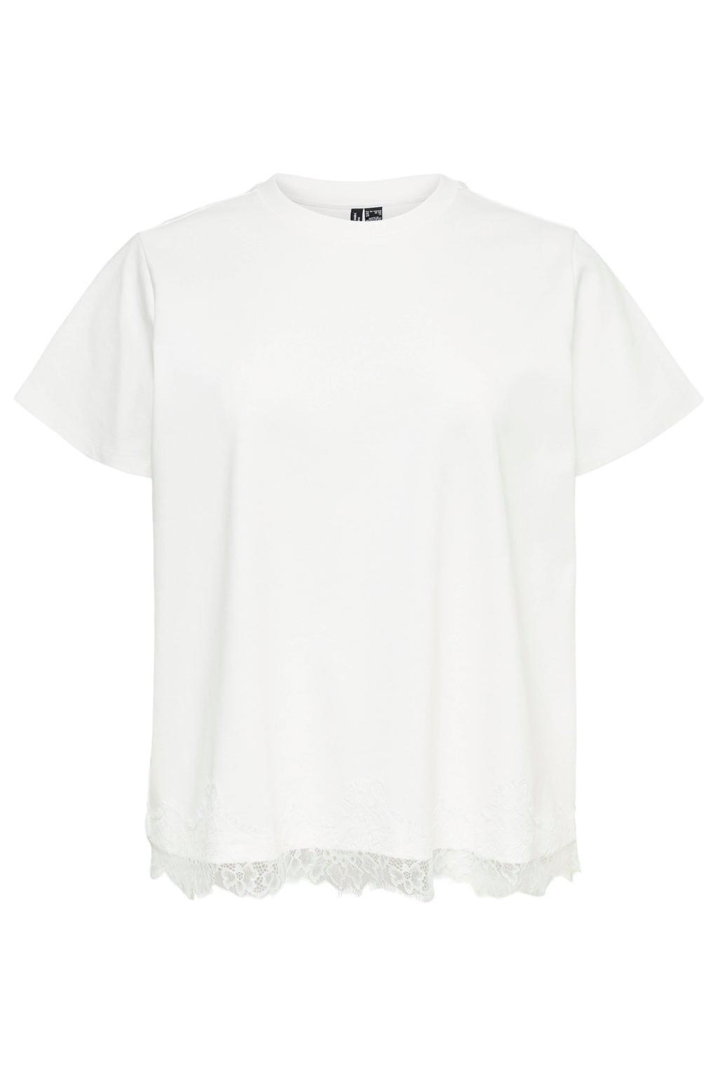 VERO MODA CURVE Plus Size T-shirt - wit
