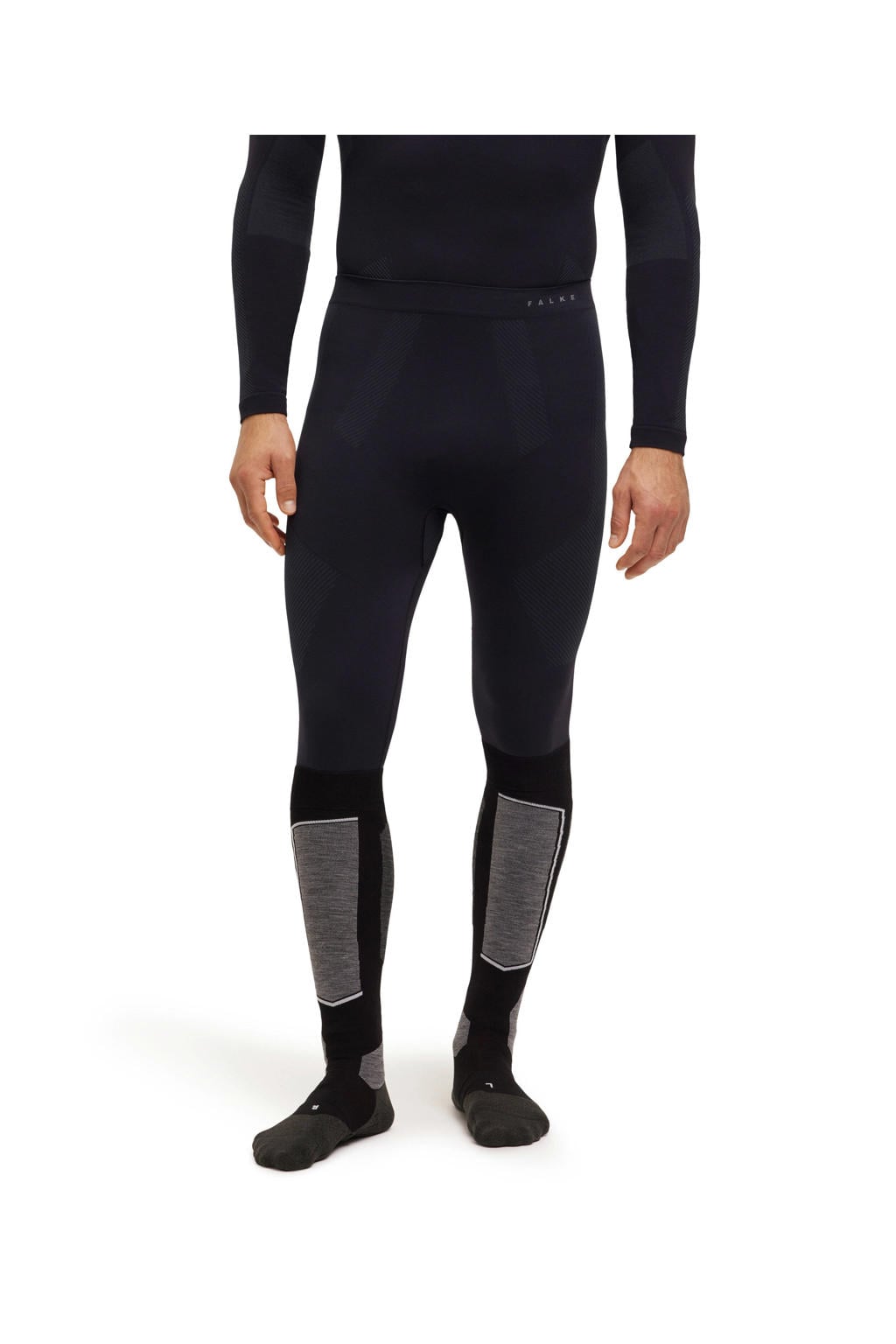FALKE thermobroek Long Tights zwart