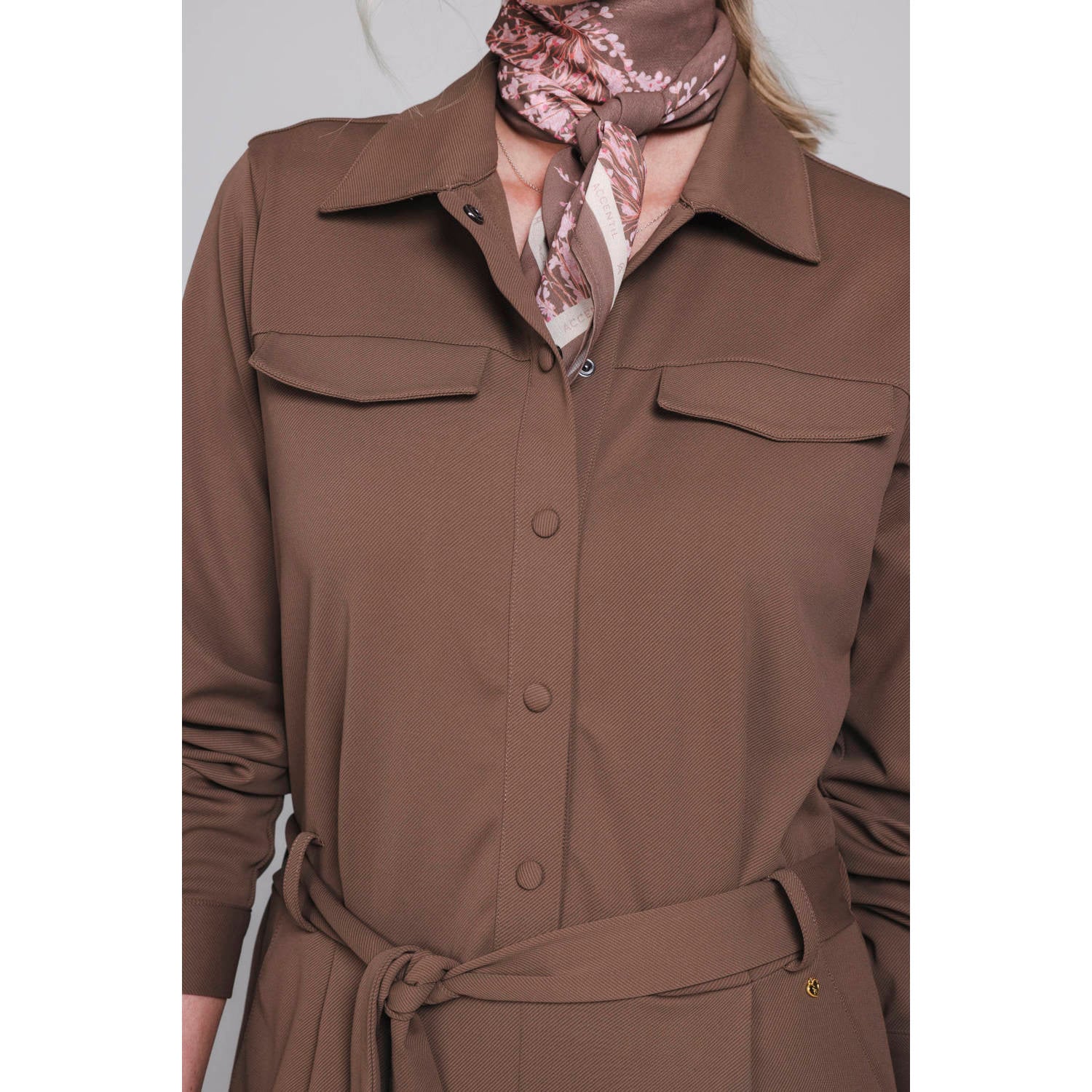 Accentil jumpsuit bruin