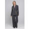 Accentil oversized blazer met pailletten - grijs