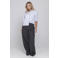Accentil wide leg broek - donkerblauw