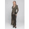 Accentil top met glitters - donkergroen