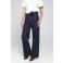 Accentil wide leg jeans met ceintuur - dark blue