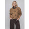 Accentil jack met strass-steentjes en wol - camel