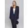 Accentil double breasted blazer met krijtstreep - donkerblauw