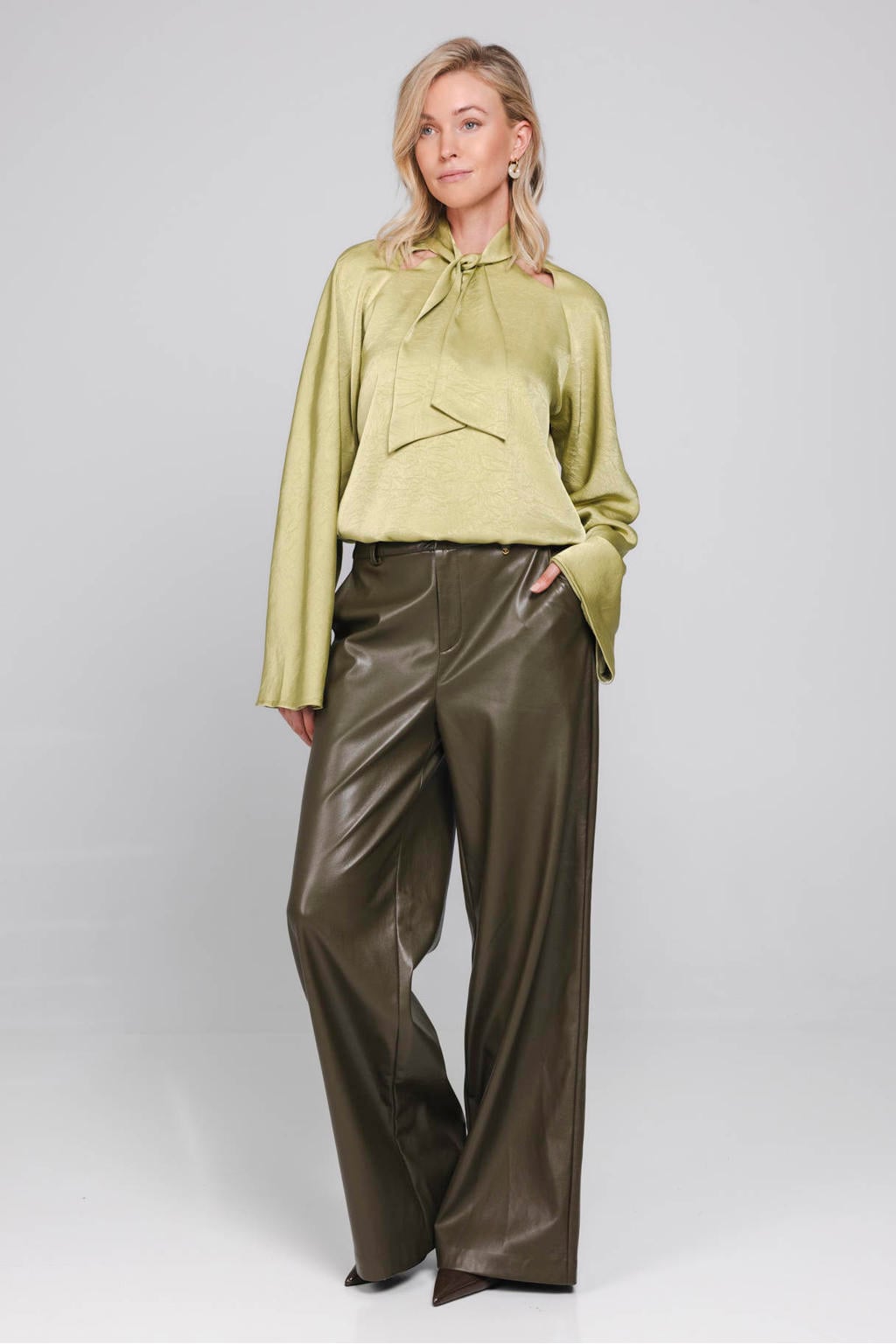 Accentil blouse - lichtgroen