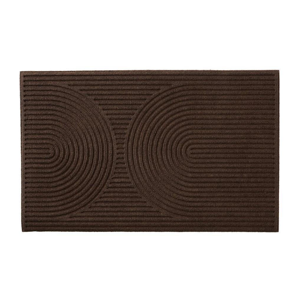 MD Entree deurmat Curves Archy bruin (80x50 cm)