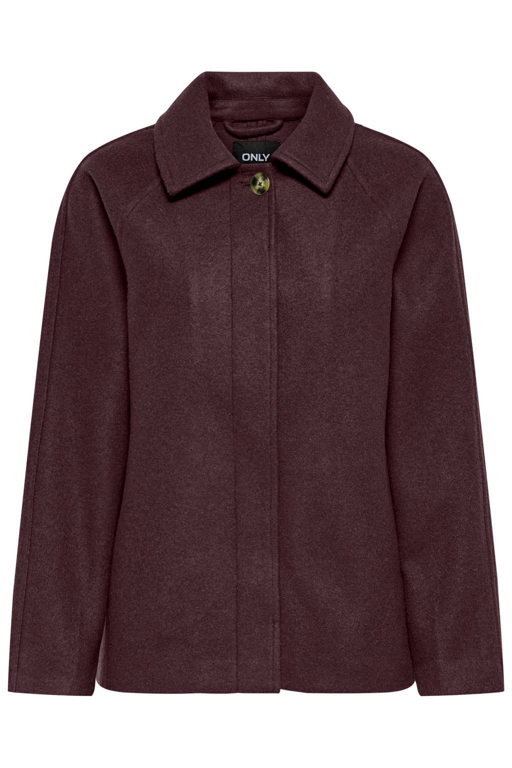 ONLY CARMAKOMA Carevie Jacket Otw Plus Size jas - donkerrood