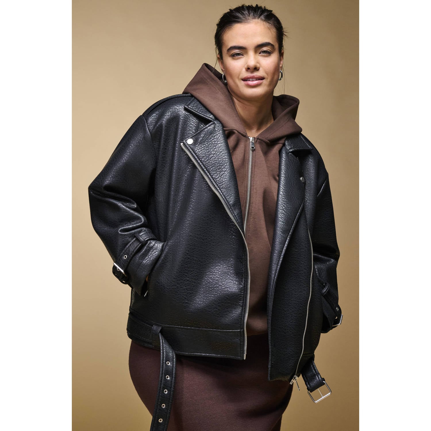 ONLY CARMAKOMA Plus Size spijkerjas zwart
