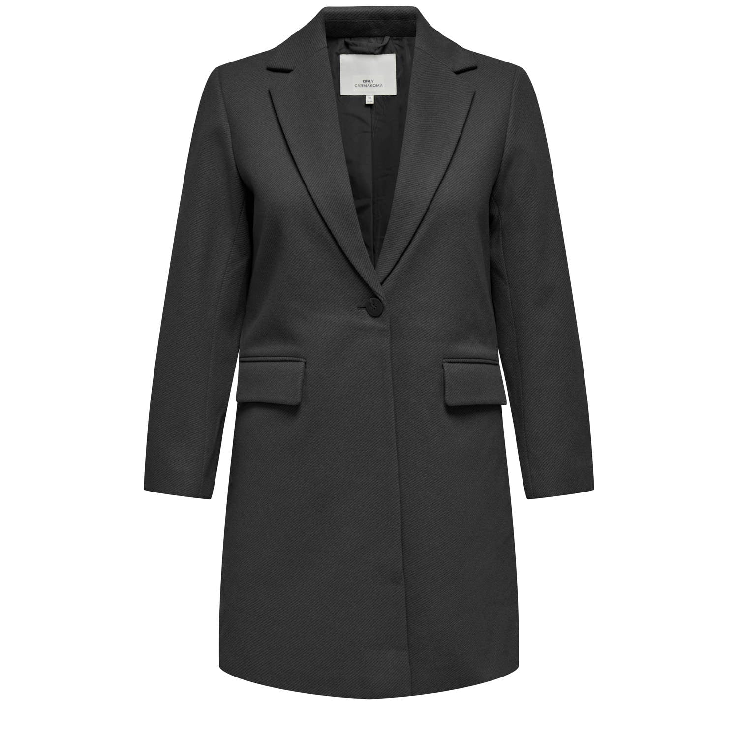 ONLY CARMAKOMA Plus Size manteljas grijs