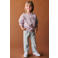 Mango Kids sweater met hartjes - lila