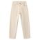 Mango Kids regular waist straight leg jeans - beige