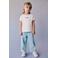 Mango Kids regular waist straight leg jeans - lichtblauw