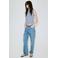 Mango gestreepte top - blauw